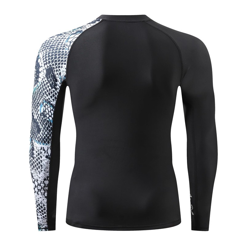 ADOREISM - Camisetas de natación de compresión para Hombre con