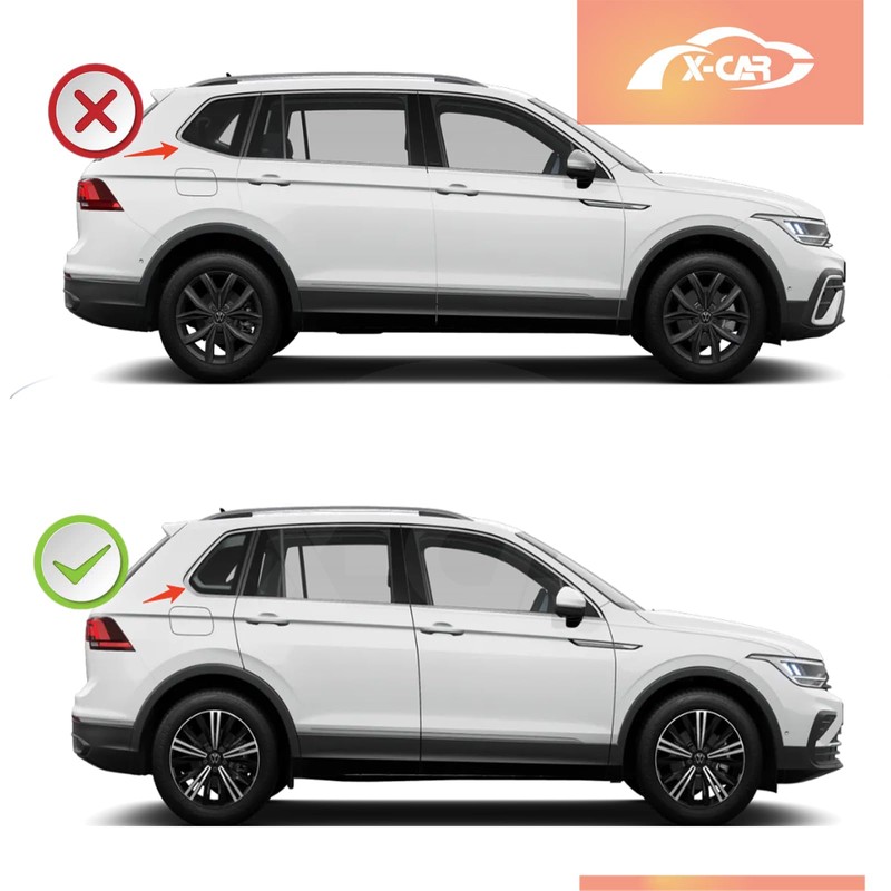 X-CAR Port Window Sun Shade for Volkswagen VW Tiguan 2016-2024