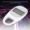 Step Counter Power Saving Mode Clear LCD Display Simple Carabiner
