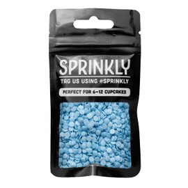 SPRINKLY - Natural Sugar Confetti (Vegan) - Blue - 25g