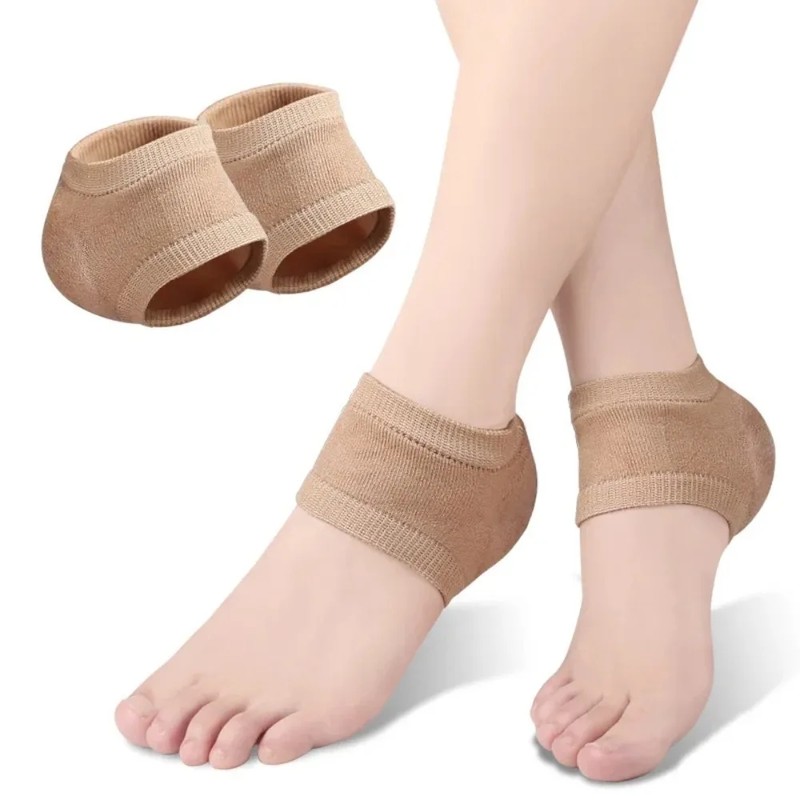 Silicone-Like Heel Protectors for Foot Care – Soft Gel Heel