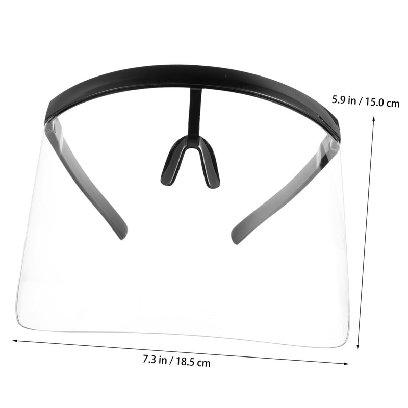 Kisangel 3pcs Adult Protective Eye-wear Visor Cover for Face Nonslip