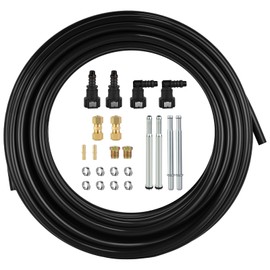 MuRealy DOT 3/8" Fuel Line Kit - 25FT Nylon Tubing (2025 New), Leak-Proof FLK-38 & Weather-Resistant for Automotive Fuel System