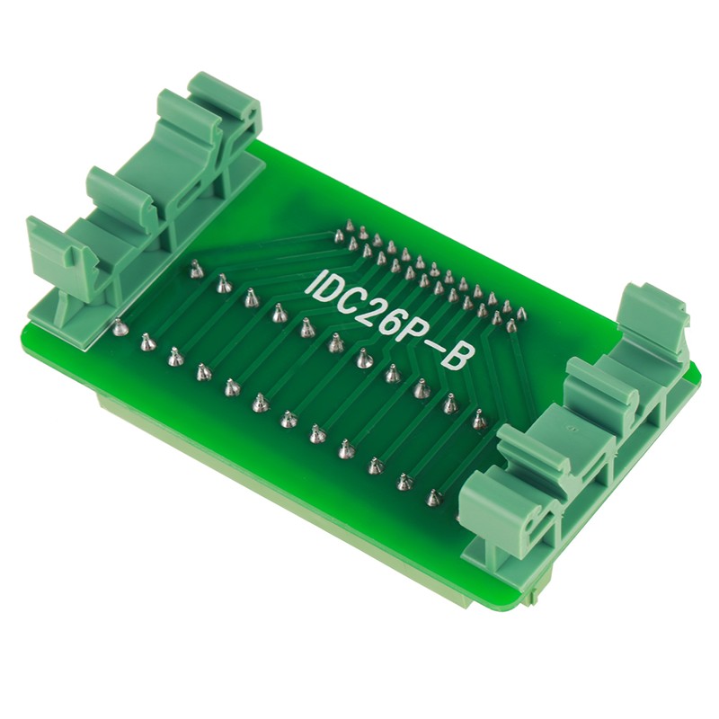 IDC26P DIN Rail 26Pin 5mm Mount Interface Module Male Connector