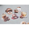 unknown PET coffee afternoon tea stickers | iced coffee drinks