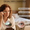 LIZICH Eyelid Brush with Soft Silicone for Sensitive Eyelids,Gently Cleans