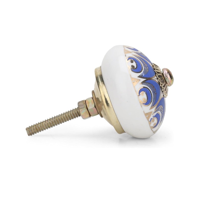 Rasiya Art Ceramic Boho Drawer Knobs- Countryside Handmade Ceramic Dresser