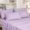 HOMEIDEAS King Size Bed Sheets - 6 Piece Set (Lavender)