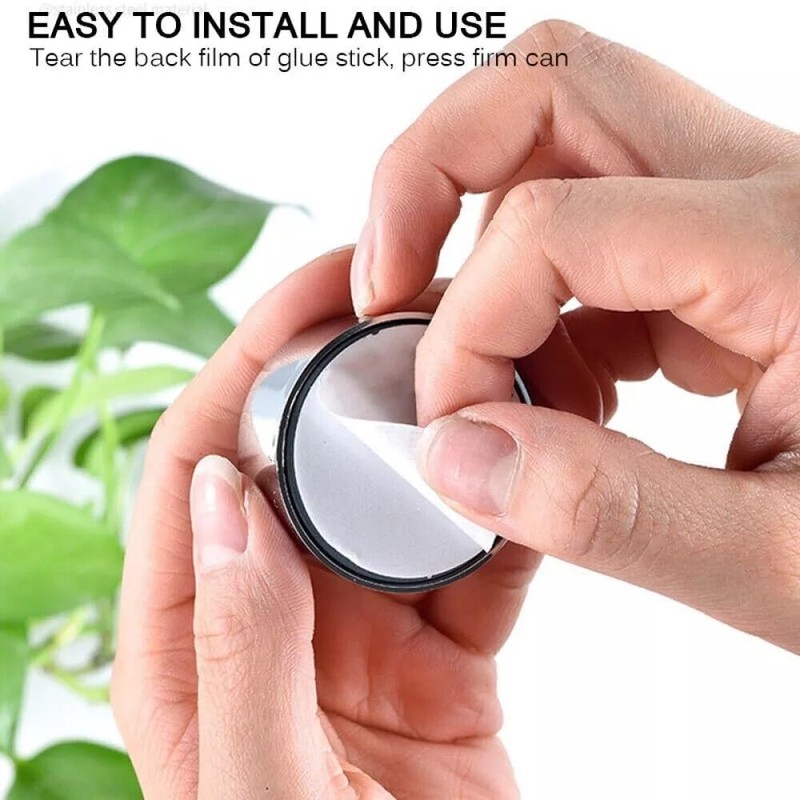 LinaLife 3PCS Push Tea Towel Holder Grip Hook Cloth Kitchen