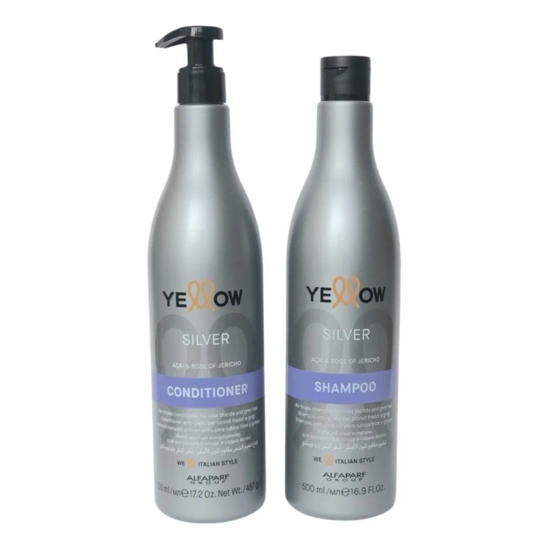 Yellow Silver Shampoo 500 Ml + Acondicionador 500 Ml