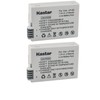 Kastar LPE8 Battery (2-Pack) Compatible with Canon LP-E8, LC-E8E, BG-E8