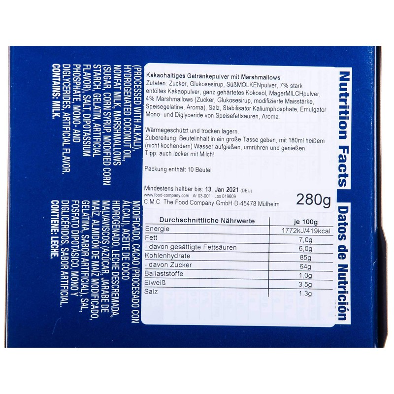 Swiss Miss Cocoa Mix with Mini Marshmallow, 10 Piece