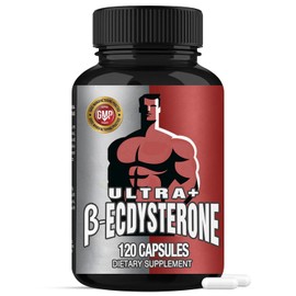 Beta-Ecdysterone, 1200 mg, 98% High Purity Ecdysterone Supplement, High Dose, Vegan, No Additives, 120 Capsules