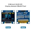 Hosyond - Módulo de visualización OLED I2C IIC de 0.96