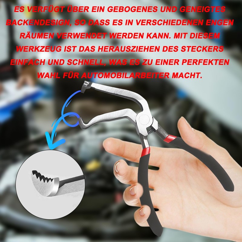 2Pcs Elektrische Trennzange - Elektro-installationszange, Elektriker Zange Spitzzange, Flachrundzange Kombizange