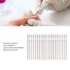 50pcs Flame Nail Drill Bit Carborundum Cuticle Remover Bits Kit