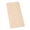 BQLZR 200x100x1.5mm Rectangle Unfinished Craft DIY Basswood Wooden Sheets for