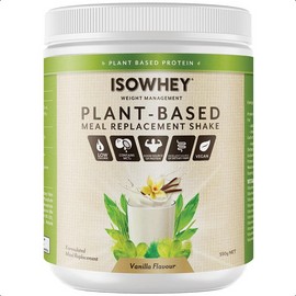 IsoWhey Plant-Based Meal Replacement Shake Vanilla 550g