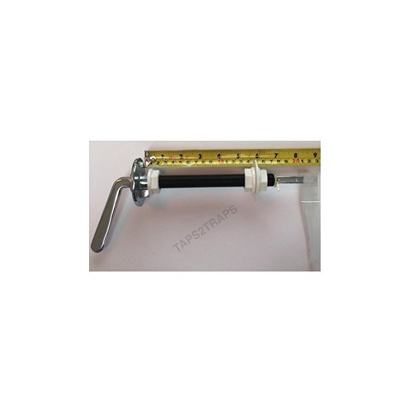 Taps2Traps Extended 9" 210mm Hideaway Long Reach Cistern Lever Handle
