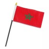 FI 4"x6" Morocco Stick Flag Table Staff Desk Table