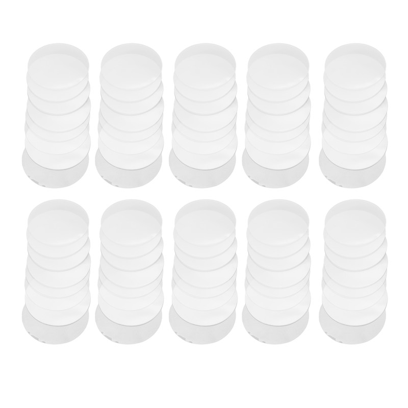 200Pcs Transparent Badge Film Protective Clear PVC Multi Purpose Badge