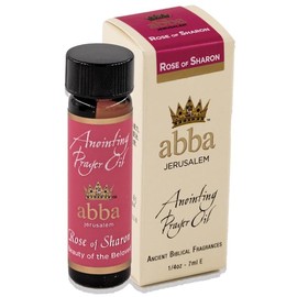 Generic ABBA Oil Rose of Sharon 1/4oz Bottle ANOINTING Oil in Gift Box - ABBA Jerusalem, Clear