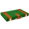 Deluxe Backgammon Set - Green - 15x10