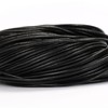 5Meters Black Leather Cord 3MM Wide Round Leather String for