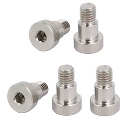 sourcing map Hexagon Socket Shoulder Screw 12 mm Diameter 10 mm Shoulder Length M10 Thread Pack of 5