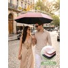 Yoobure Compact Travel Umbrella - Windproof Umbrellas for Rain, Small