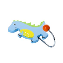 Mousehouse Gifts Set of Three Children's Coat Hooks for Bedroom or Baby Nursery (Dinosaur)