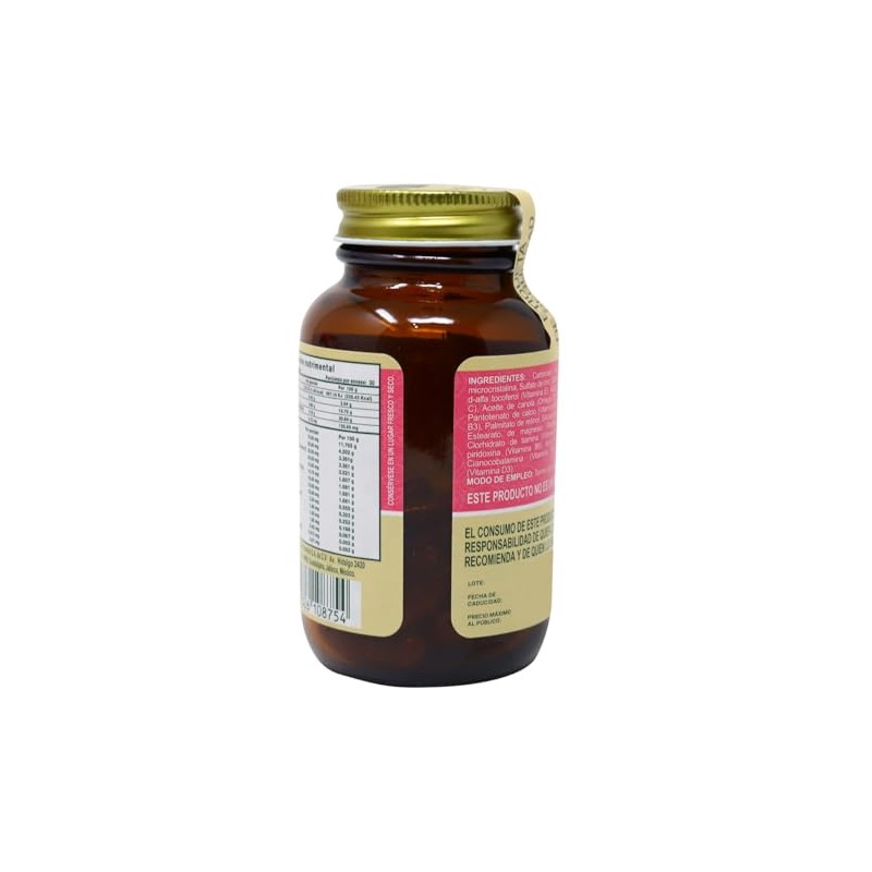 BIOMIVIT 400 30 CAPSULAS 595 MG VITAMINAS Y MINERALES Y