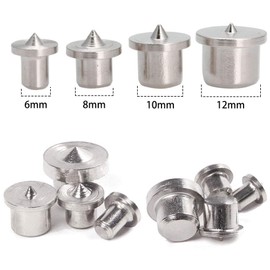 Saipe 16 Pcs Wood Dowel Tenon Centers Dowel Pin Center Point Woodworking Alignment Tool 6/8/10/12mm, Set of 4