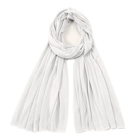 Van Der Rich ® - Plain Scarf Soft Stole 68 cm x 170 cm - Women, cream