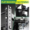 Bolatus Stainless Steel Washers Assortment 6 Sizes, Body Washers M4