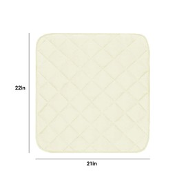 SOONHUA 2 Pack Waterproof Incontinence Pads Washable Non-Slip Absorbent Chair Sofa Mattress for Adults Senior Kids Pet