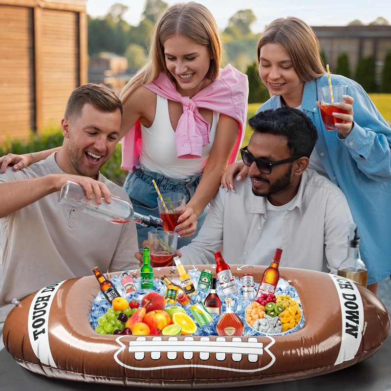 Drinks Holder Floating Inflatable Cup Holder, 2 in 1 Inflatable