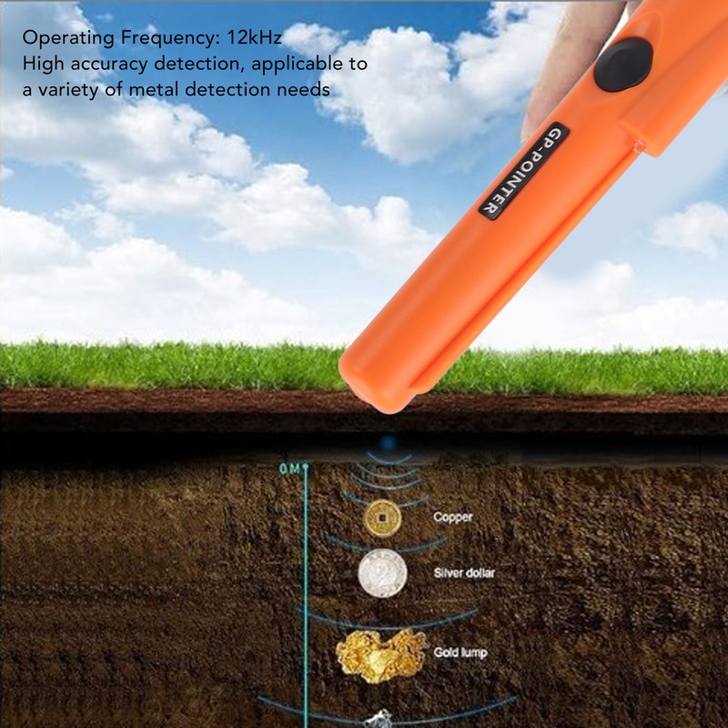 Metal Detector Pinpointer Precise Sensitive Handheld Pin Pointer Wand Search