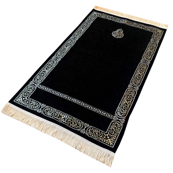 K'ba Pattern Prayer Rug | Large Size Muslim Prayer Mat
