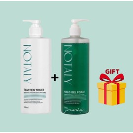 Notali Halogel Foam + Toner + Foam Container + 35 Samples Hypoallergenic Cleansing / 노탈리 할로겔 폼+토너+거품용기+샘플35장 저자극클렌징