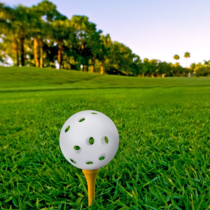 Forgetek Golf Balls Practice Set of 50 Plastic Hollow Balls