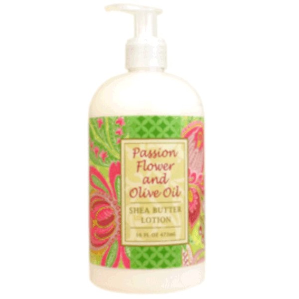 Greenwich Bay Trading Company Shea Butter Lotion, Passion Flower and Olive Oil, 16 Fl Oz