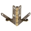 20pcs 90° Angle Support Spring Cabinet Hinges Set for Small