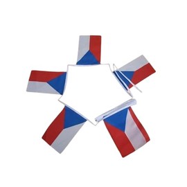 Czech Republic Flag Bunting 3 Metres 10 Flags FlagSuperstore