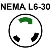 Journeyman-Pro NEMA L6-30P Pair Plug 30A 250V Locking Male Female
