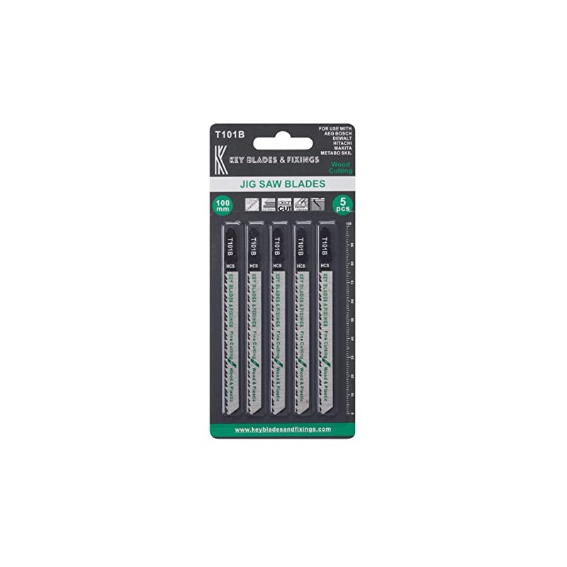 Key Blades T101B Jigsaw Blades 5 Pack - 1111
