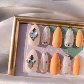 MunNail ♡Forsythia - Short Oval / MunNail ♡개나리 - 숏오벌