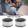 ECSiNG 2x Chainsaw Air Filter 1141 140 4400 Compatible with