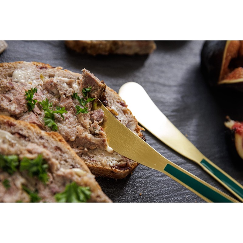 Artesà Butter Spreaders Butter Shaker, Stainless Steel, Gold