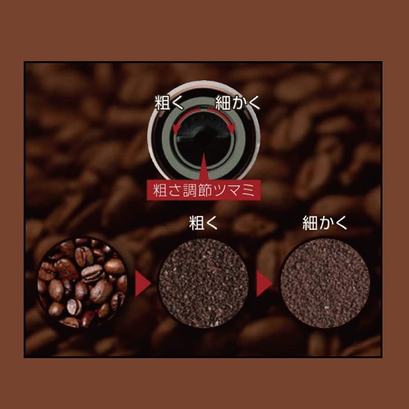 京セラ ミル 電動 15g セラミック コーヒー 粗さ調節 分解洗浄 ブラウン CMD-70